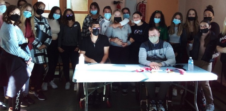 Rencontre avec des sportifs handisport