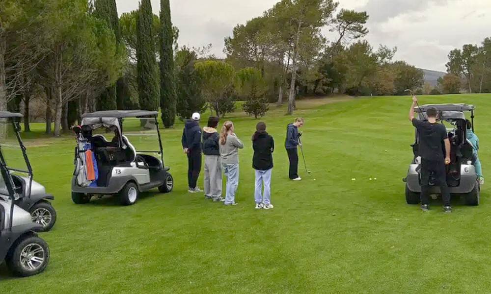 Séances de golf pour les 2ndes GT